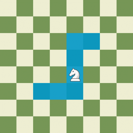 Картинка 4 - Как ходит конь в шахматах